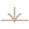 Ekena Millwork Redmond Smooth Timber Gable Bracket, Douglas Fir, 96"W x 48"H x 1 1/2"D x 5 1/2"F, 12/12 Pitch GBW096X48X0206RED00SDF - alternate 1